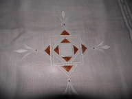 Komplet paneli do okna z haftem