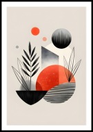 A2 PLAKAT OBRAZ PLAKAT ROŚLINY ROŚLINA KWIAT KWIATY LIŚCIE LIŚĆ BOHO