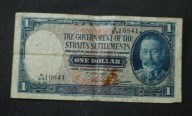 Straits Settlements - banknot - 1 Dolar 1935 rok