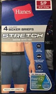 Hanes Boxer Briefs Stretch Regular Length 4pk S US