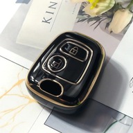Czarno-złote etui kluczyk PEUGEOT 106 107 206 207 CITROEN C1 C2 TOYOTA Aygo