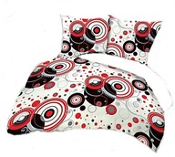 Pościel kora lux 160x220 + 2x70x80 + 2x40x40 zamek K 260 DUO Kolibra /biały