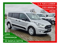 FORD TRANSIT CONNECT LONG 1.5 TDCI/120KM KLIMA TEMPOMAT GRZANA SZYBA HAK