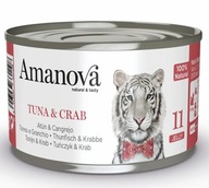 Amanova Cat Tuna & Crab - tuńczyk i krab w galaretce puszka 70g [11]