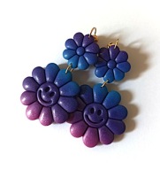 kolczyki z gliny polimerowej Nr 33b