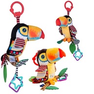 ZAWIESZKA DO WÓZKA DLA DZIECI TUKAN ZABAWKA BALIBAZOO 38CM