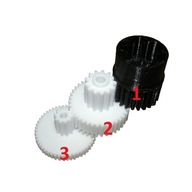 Trzy KOŁA ZĘBATE DO Philips HR1669/90 (1) (2) (3)