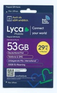 Lycamobile DE SIM Karte Internet International Plus XL 53GB 33GB EU