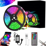 Taśma LED 20M RGB 5050 Bluetooth APLIKACJA PILOT MUZYKA 12V 30diod/m (W116)