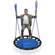 HUŚTAWKA OGRODOWA 80CM DLA DZIECI Z REGULACJĄ WYSOKOŚCI, IDEALNA NA LATO