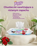 Chusteczki higieniczne nawilżane (90 chusteczek) TAFFY RÓŻA