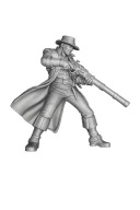 Myśliwy Łowca 3D PLA 15 cm Steampunk figurka fantasy kolekcjonerska desumo