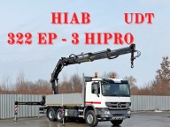 Mercedes Actros 2641 * SKRZYNIA 5,25 m + HIAB 322 EP - 3 HIPRO + PILOT /8x4