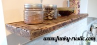 Półki rustykalne wiszące www.funky-rustic.com