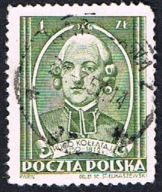 1952 Polska fi 604 - 140. rocznica śmierci Hugona Kołłątaja