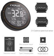 Licznik rowerowy Cycplus M2 + 2szt. czujniki Cycplus C3