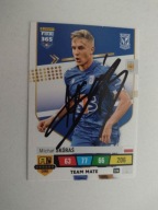 Karta panini autograf Lech Poznań Fifa 365 Michał Skóraś