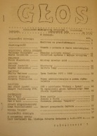 GŁOS nr 7/19, niezależny miesięcznik X 1979