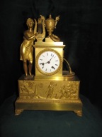 Dobra Cena-Piekny EMPIRE Zegar brąz złocony ok 1830r