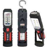 LATARKA Z PODSTAWKĄ MAGNESOWĄ LAMPA WARSZTATOWA 8+1 LED 2w1 YATO