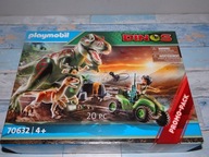 PLAYMOBIL 70632 dinozaur trex auto