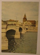 GORZÓW WIELKOPOLSKI. Fragment miasta od strony Warty, CZYSTA, 1966 rok