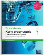 TO JEST CHEMIA 1 zak. podstaw. KARTY PRACY / NOWA ERA stan BDB
