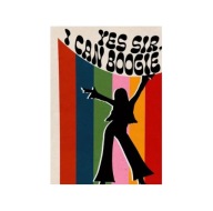 „Yes Sir, I Can Boogie” – Plakat w Stylu Retro Disco