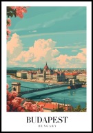 A2 PLAKAT MIASTO BUDAPESZT WĘGRY BUDAPEST HUNGARY