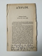 WERNER HEISENBERG Johanes Kepler 1571-1630 Wydanie bez okładki z 1915 r.