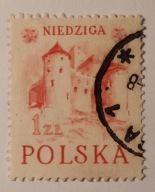 NIEDZICA CZY NIEDZIGA/POLSKA ZNACZEK POCZTOWY 1952