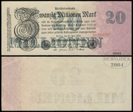 BNN - NIEMCY 20000000 Marek 1923 # nr 4P.603667 # P97b # 20 Milionów # XF