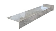Płytki schodowe polerowane marmuropodobne 100x30 Szare Silver POŁYSK