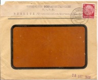 BIELSKO -BIELITZ -koperta -obieg 1939 rok VEREINIGTE SCHRAUBENFABRIKEN