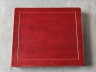 Eleganckie Drewniane Etui na monety 1 Uncjowe Super Stan