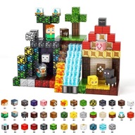 Magnetyczne klocki Minecraft 150 el 2x2 cm zestaw konstrukcyjny 3D