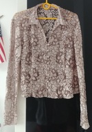 C koronkowa rarytas bezowa PHASE EIGHT L elegancka