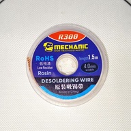 Plecionka Taśma ssąca 4mm x1,5m do rozlutowywania cyny MECHANIC R300-4015