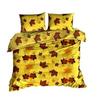 Pościel kora lux 160x220 + 2x70x80 guzik K 217 Jesienne liście