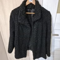 Kurtka damska futro z 100% prawdziwych karakułów rozm XL