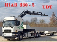 SCANIA R 440 * HIAB 330 - 5 + PILOT + PRZYCZEPA * STAN BDB