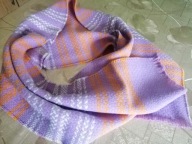 Fioletowy szalik nowy dl 130cm