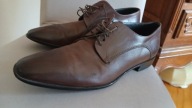 HUGO BOSS-BUTY MĘSKIE -R-42,5-WKŁADKA-28,5CM,SKÓRA NATURALNA.