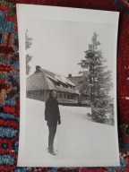 PRL kobieta schronisko góry 50/60te (1695a)