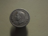 6 pensów 1948 r. srebro RPA.