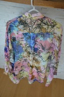 bluzka kolorowa 46/48 z kołnierzykiem
