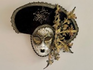 Maska Wenecka maska karnawałowa oryginał z Włoch