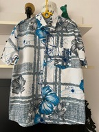 F KOSZULA HAWAJSKA FOR MEN ARTYSTYCZNE KWIATY XL