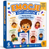 Karty Emocji PDF dla dzieci 3-8 lat – nauka emocji i empatii