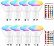 HYDONG GU10 Żarówki LED RGBW 8SZT